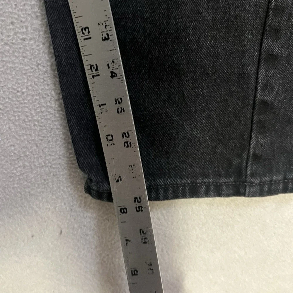 Levi's 505 Regular Fit Jeans Men's Size 36x30 Black Straight Leg Denim Pants